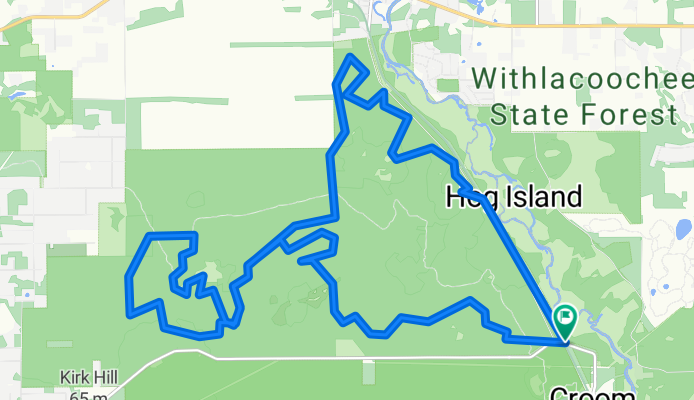 Croom Rital Rd, Brooksville to Withlacoochee State Trail, Brooksville