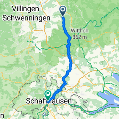 Hauptstraße, Hausen ob Verena - Steigstrasse, Schaffhausen