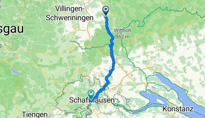 Hauptstraße, Hausen ob Verena - Steigstrasse, Schaffhausen
