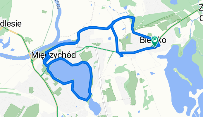 Kwiatowa, Bielsko do Fiołkowa, Bielsko