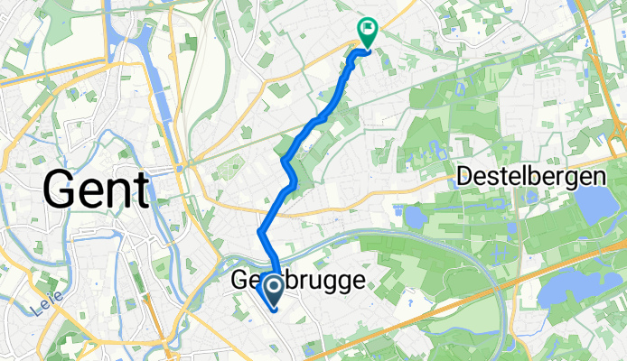 Robert Rinskopflaan, Gent naar Gustaaf Carelshof, Gent