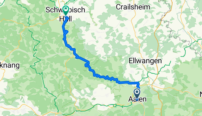 Radgasse nach Unterlimpurger Straße