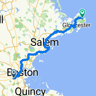 E Milton Rd, Brookline to Broadway, Rockport