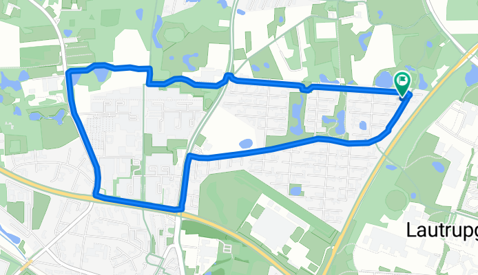 Viggo Barfoeds Allé, Ballerup to Digterparken, Ballerup