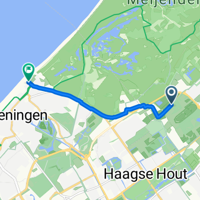 Buurtweg, Wassenaar nach Belgisch Park, Den Haag