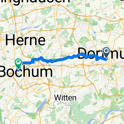 Hollestraße, Dortmund nach Seilfahrt, Bochum