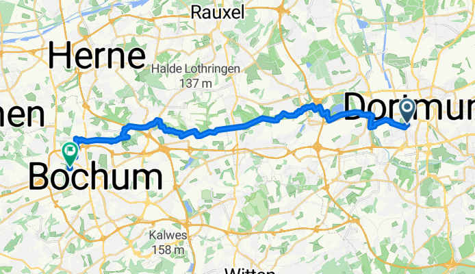 Hollestraße, Dortmund nach Seilfahrt, Bochum
