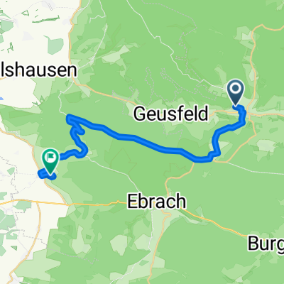Schulstraße, Rauhenebrach nach Handthaler Straße, Oberschwarzach
