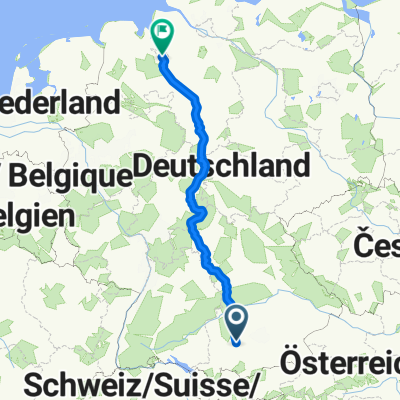 D9 durch Deutschland - Romantische Strasse - Weserradweg - Cuxhaven