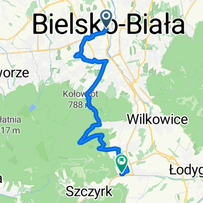 Bielsko-Biała → Buczkowice (Velo Biała / DW942) - Velo Biała: Bielsko → Buczkowice