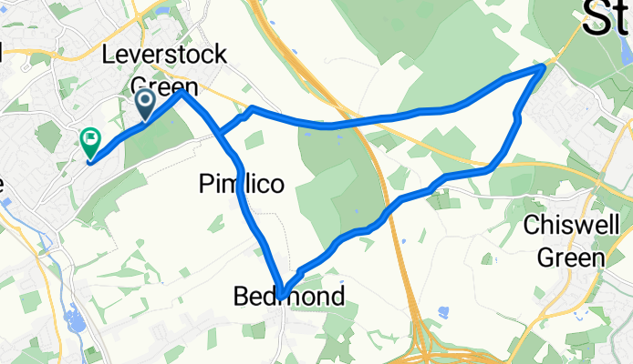 Chambersbury Lane, Hemel Hempstead to Chambersbury Lane, Hemel Hempstead