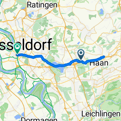 Sandheider Straße, Erkrath nach Jahnstraße, Düsseldorf