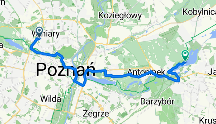 Bonin, Poznań do Zieliniec, Poznań
