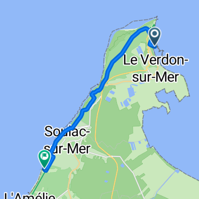 Passage des Aigrettes, Le Verdon-sur-Mer à Soulac-sur-Mer