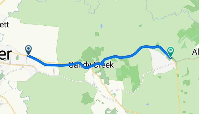 Sunnydale Ave, Gawler East to Barossa Valley Way, Lyndoch