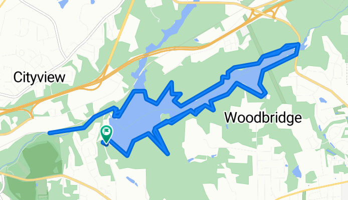 Salem Lake Rd, Winston-Salem to Salem Lake Rd, Winston-Salem