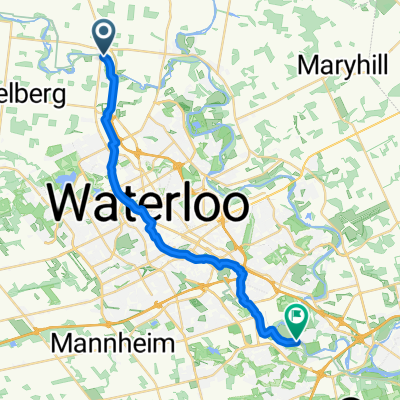 From Saint Jacobs to Kitchener