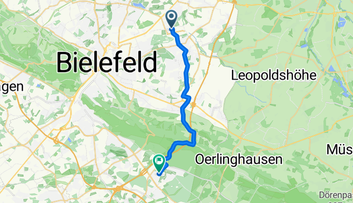 Hagenkamp, Bielefeld nach Rheinallee, Bielefeld