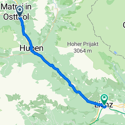 Europastraße, Matrei to Bozener Platz, Lienz