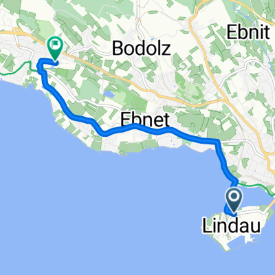 Zwanzigerstraße, Lindau (Bodensee) nach Im Tiefen Brunnen, Wasserburg (Bodensee)