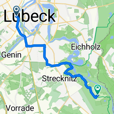 Route in Lübeck