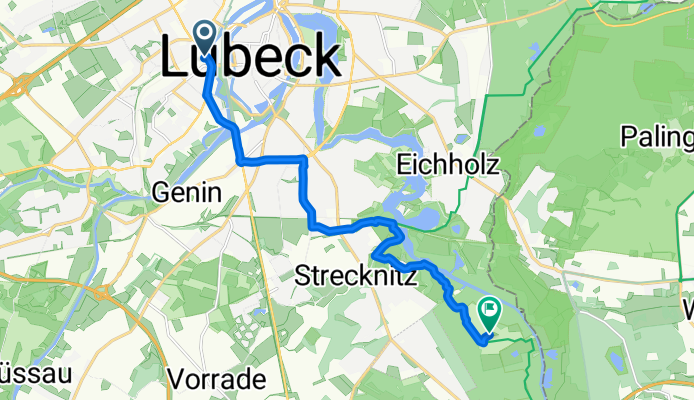 Route in Lübeck