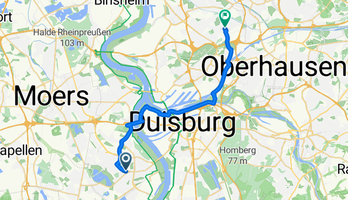 Beguinenstraße, Duisburg do Lehrerstraße, Duisburg