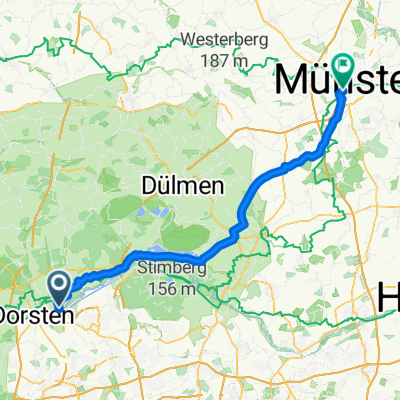 Dorsten nach Münster