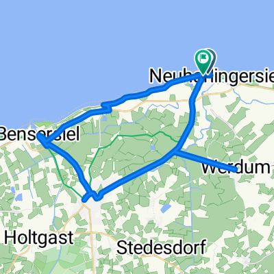 Route in Neuharlingersiel