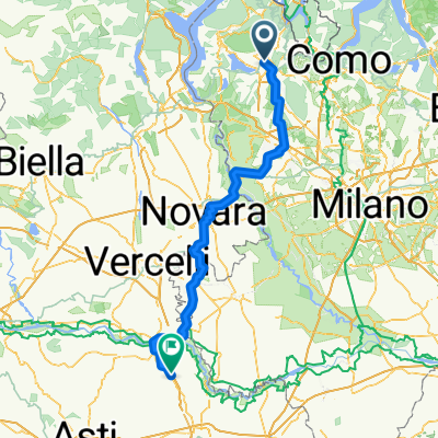 Varese to Occimiano