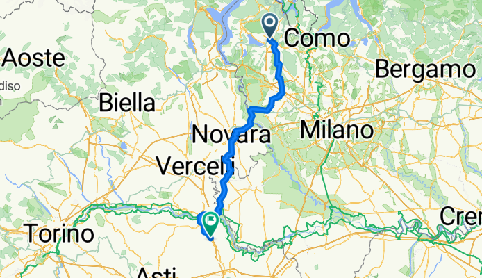 Varese to Occimiano
