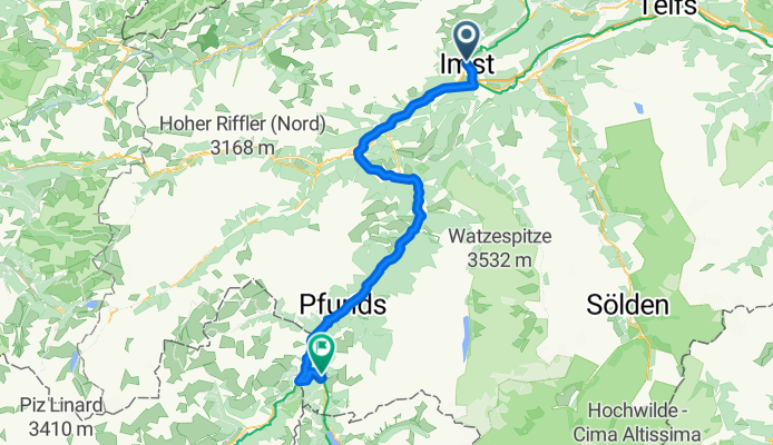 Pfarrgasse, Imst nach Nauders, Nauders