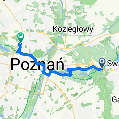 za Cybiną, Poznań do Bonin, Poznań