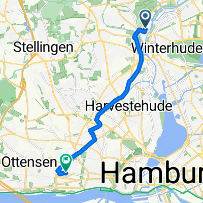 Orchideenstieg, Hamburg to Große Bergstraße, Hamburg