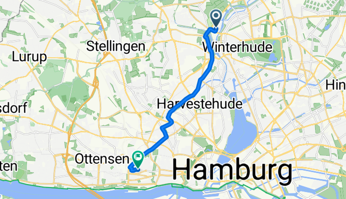 Orchideenstieg, Hamburg to Große Bergstraße, Hamburg