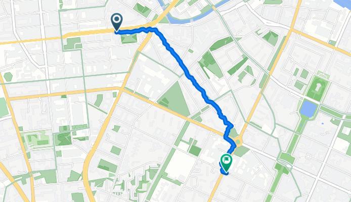 Leipziger Straße, Berlin to Ritterstraße, Berlin