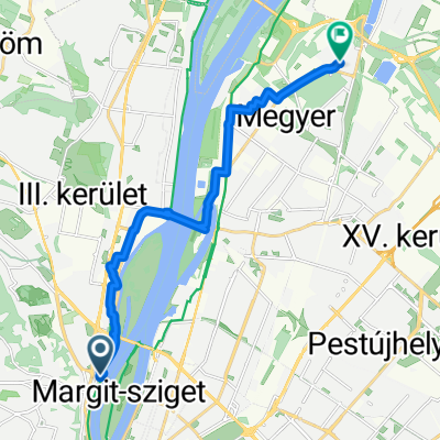 Árpád fejedelem útja, Budapest to Tófalva utca, Budapest