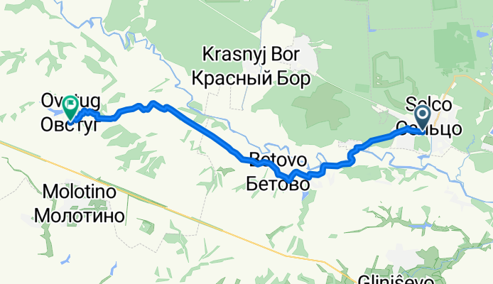 1-й Ленинский переулок, Сельцо до Село Овстуг