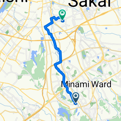 城山台3丁目, 堺市へ八田北町, 堺市