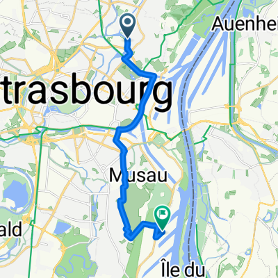 De Route de la Wantzenau à Rue de Boulogne