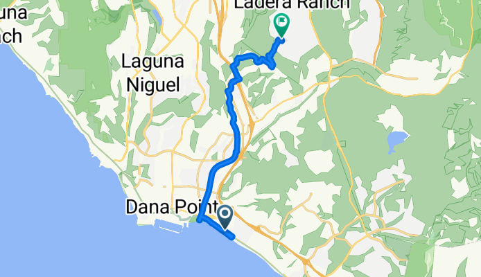 Pacific Coast Hwy, Dana Point to Arlington St, Ladera Ranch