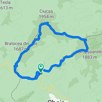 Cheia, Muntele Rosu, Ciucas, Bratocea