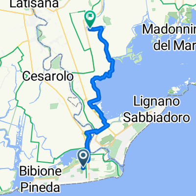 Via Maja, San Michele Al Tagliamento - Strada Lama del Battello, Precenicco