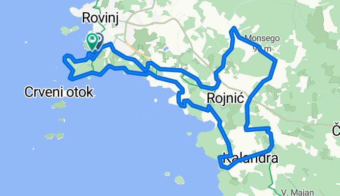 Šetalište za Škarabu, Rovinj - Šetalište Lona, Rovinj