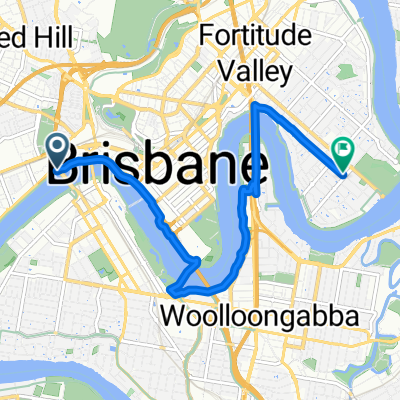 Milton to New Farm Jodey's Cafe