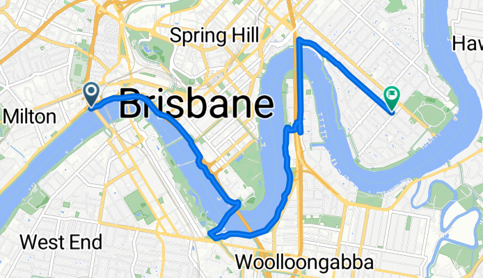 Milton to New Farm Jodey's Cafe