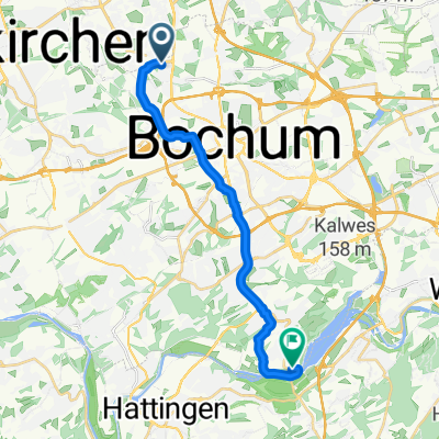 Hordeler Straße, Bochum nach Kemnader Straße, Bochum