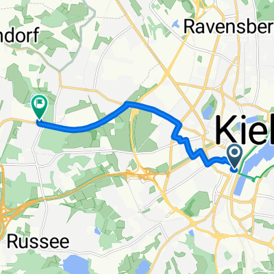 Kiel Hbf nach Kiel, Faluner Weg