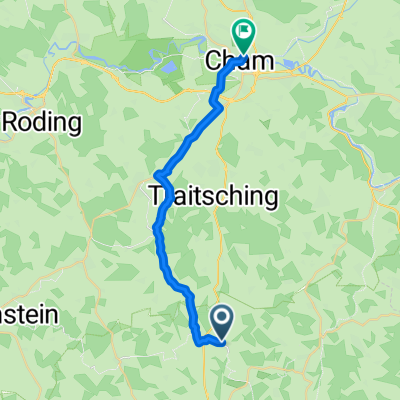 Dorfplatz, Loitzendorf nach Further Straße, Cham