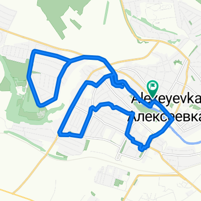 улица Победы, Алексеевка до улица Победы, Алексеевка
